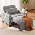 Pink Sleeper Chair Bed with Adjustable Backrest Z36186