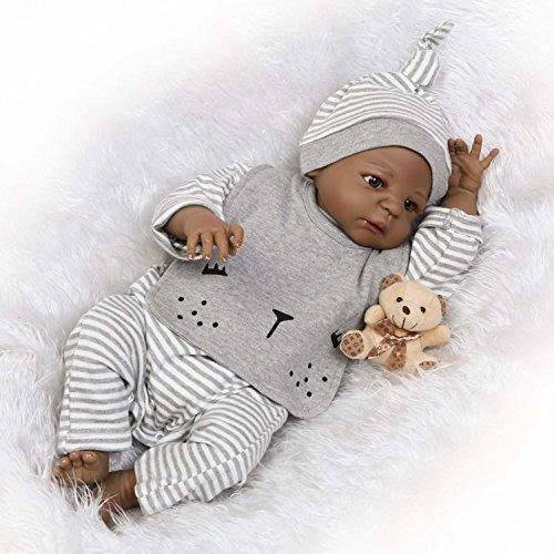 Black Reborn Baby Boy Dolls I74700