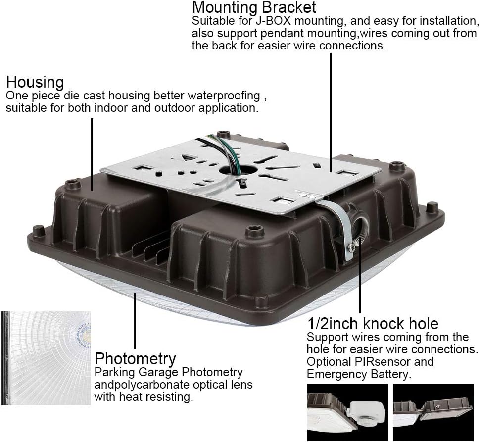 27W LED Canopy Area Light 6 Pack C144
