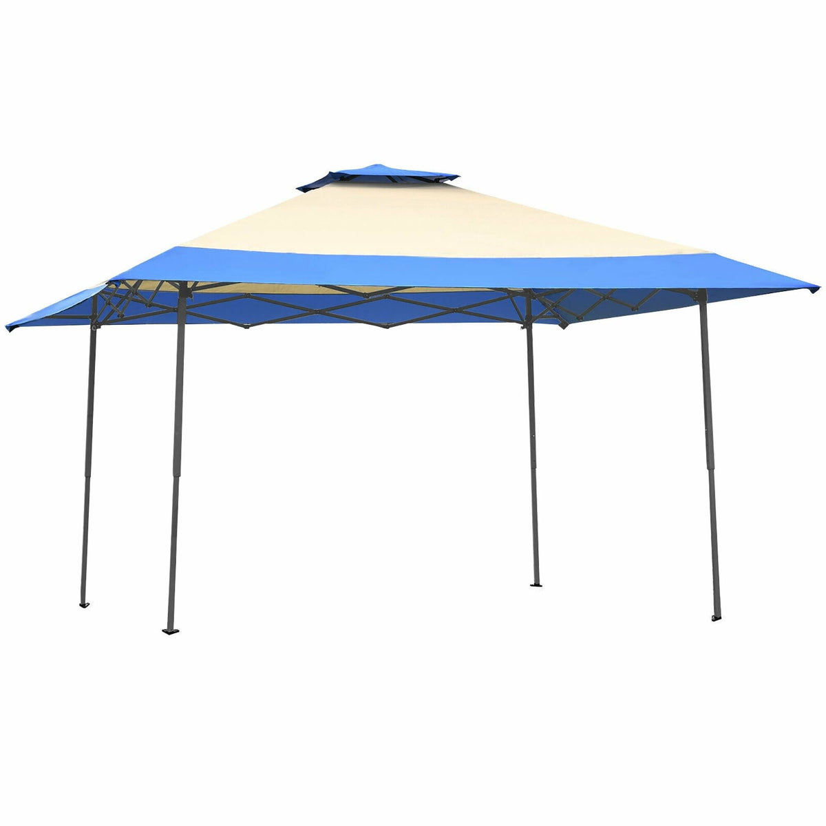 13x13 Gazebo Canopy Shelter Awning Tent Blue O38457