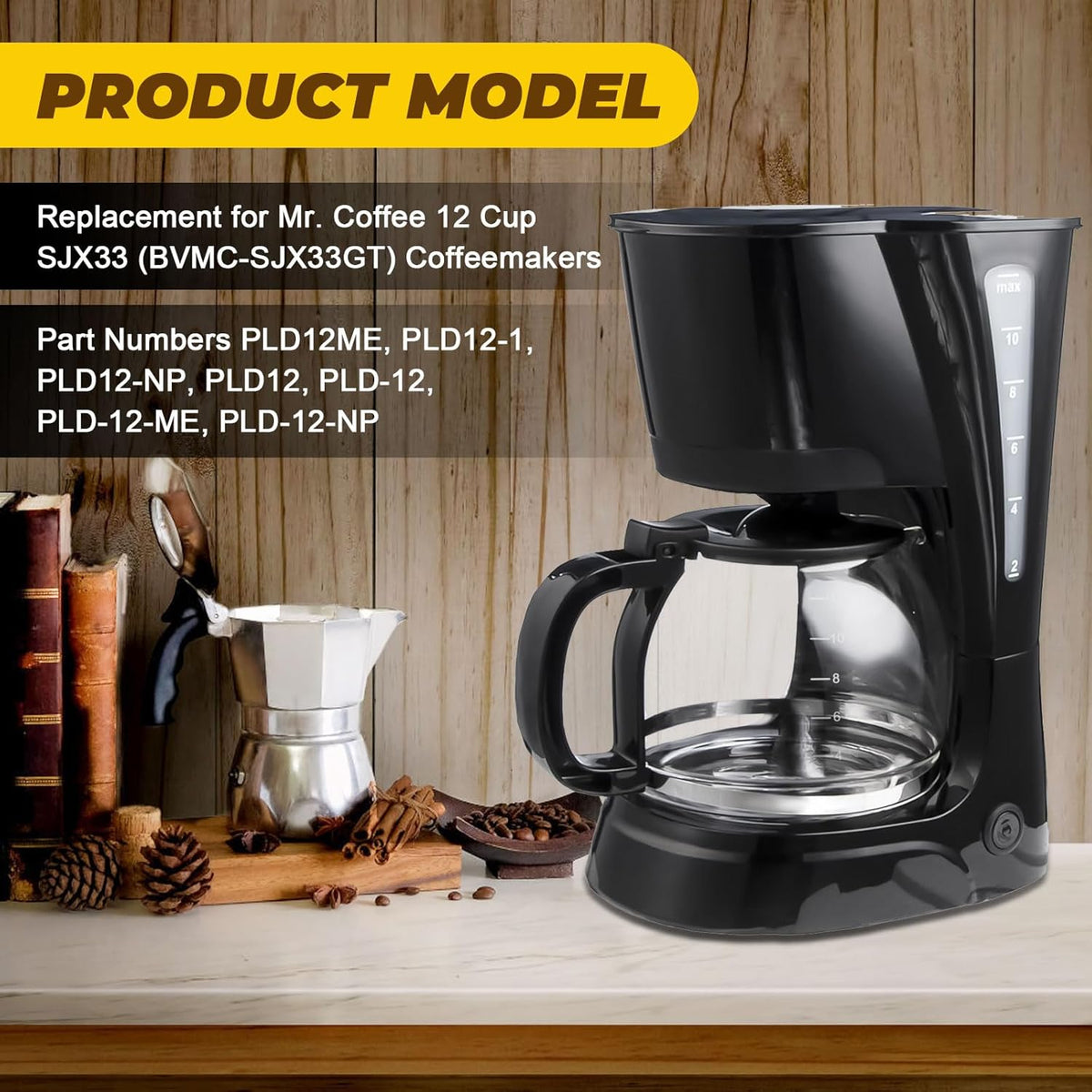 12 Cup Carafe Coffee Maker Pot D7929