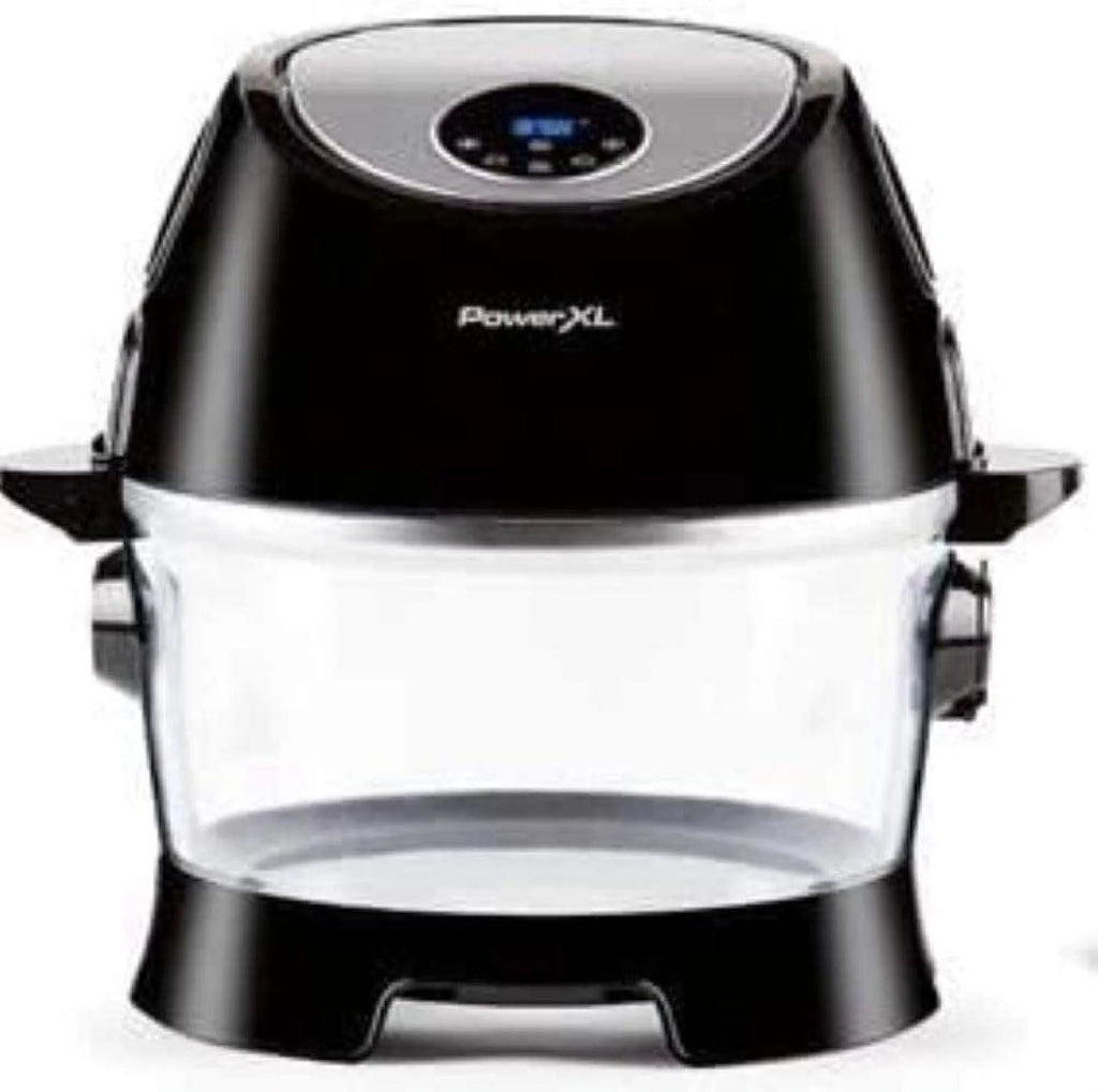 Black 10-Quart Air Fryer with Glass Bowl P728