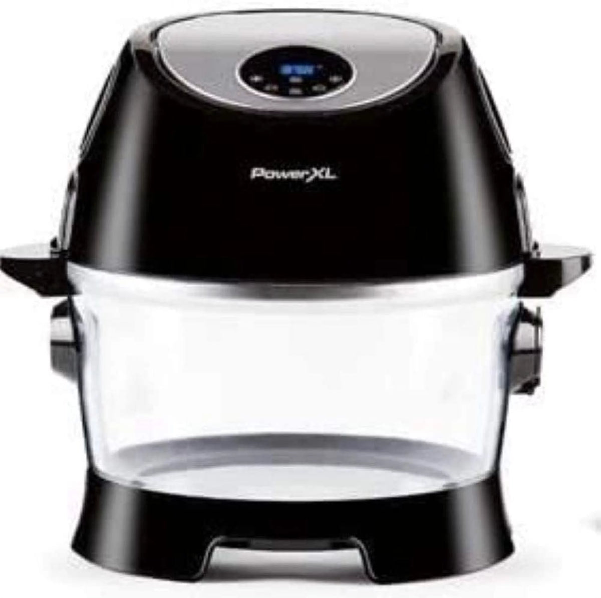 Black 10-Quart Air Fryer with Glass Bowl P728