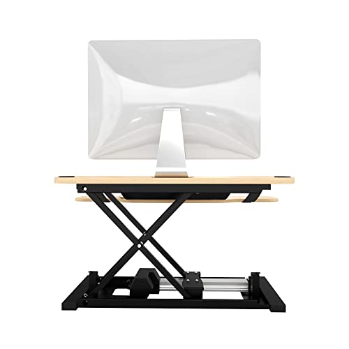 48 Inch Electric Height Adjustable Standing Desk Converter with Keyboard Tray K218467