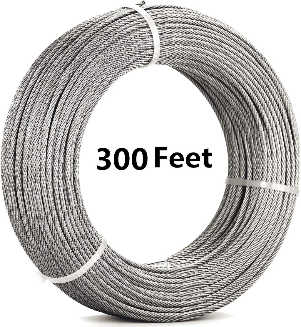 1/8 Stainless Steel Aircraft Wire Rope 7 x 7 400 Feet M28004