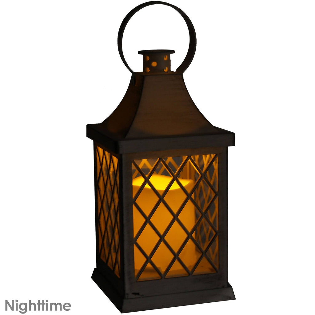 Indoor LED Candle Lantern Set of 4 10-Inch N577