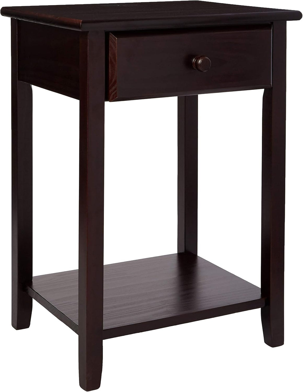 Espresso Nightstand with USB Ports M584473