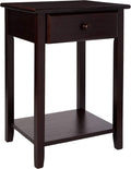 Espresso Nightstand with USB Ports M584473