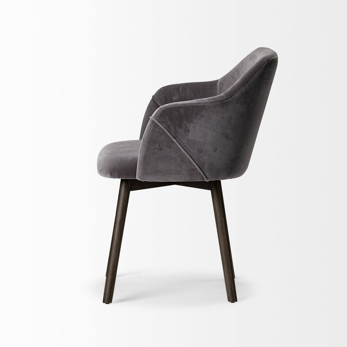 Grey Velvet Dining Chair V575