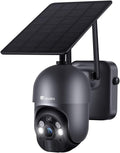 Outdoor Wireless 360° PTZ Solar Security Camera with Color Night Vision M1239