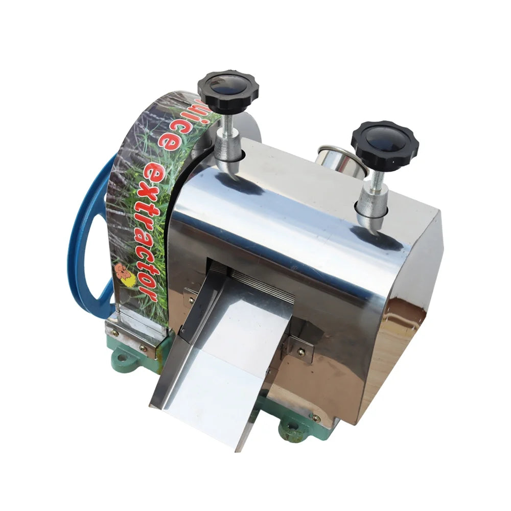 Manual Sugarcane Juicer Machine 3 Rollers Cane Press Squeezer Silver N936