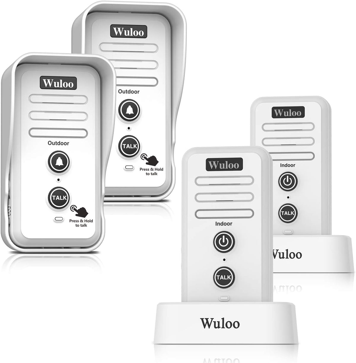 Wireless Intercom Doorbell Chime White Z329860