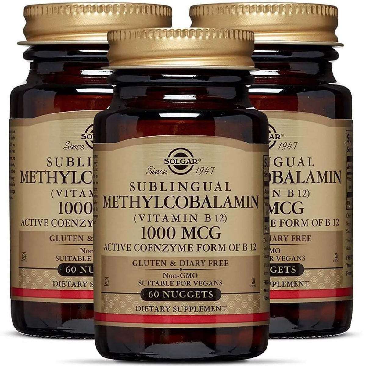 3 Packs 1000 mcg Vitamin B12 Nuggets R990