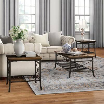 3 Piece Coffee Table Set E515784
