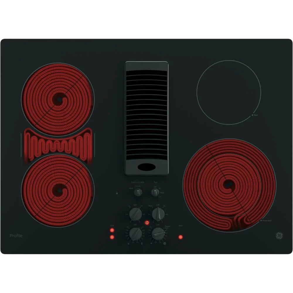 30 Inch Electric Smoothtop Cooktop Black P59163