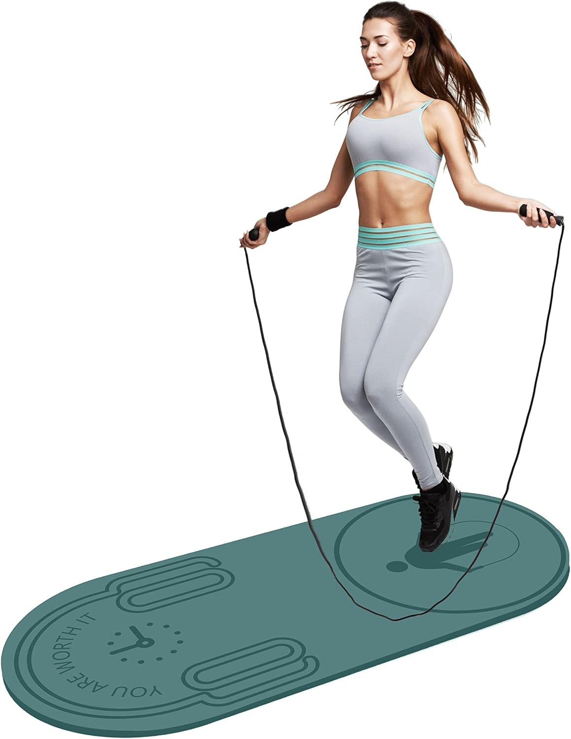 8mm Non-Slip Exercise Mat with Carrying Bag S140