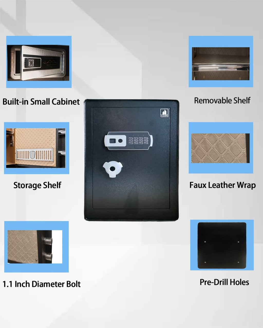 1.7-Cubic Foot Digital Keypad Home Safe X459