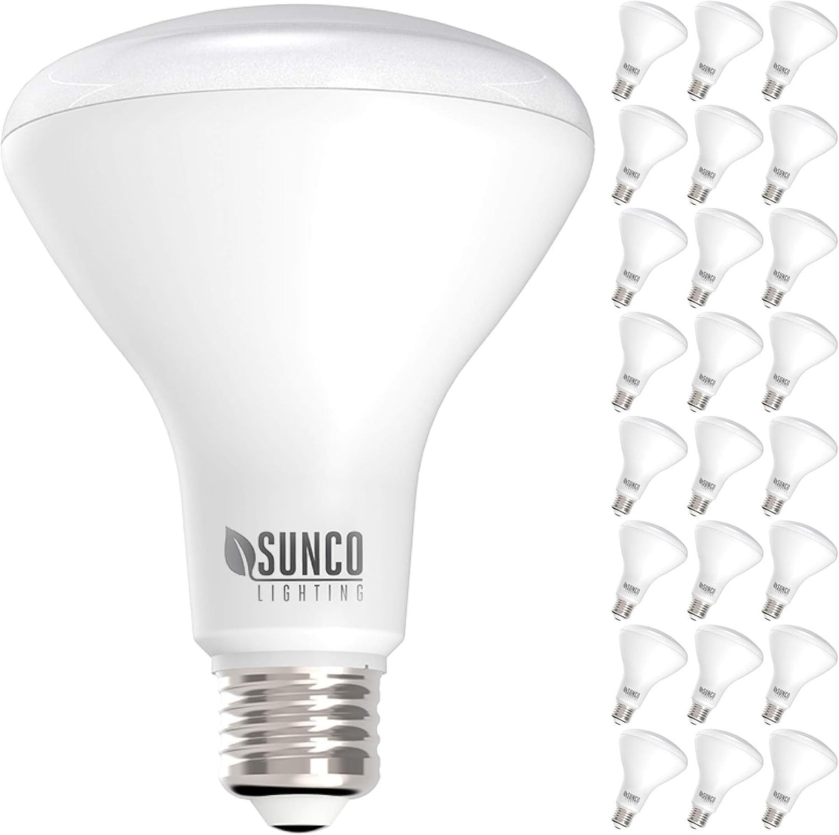 24 Pack BR30 LED Indoor Flood Light Bulbs 5000K Daylight Dimmable O953842