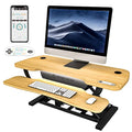 48 Inch Electric Height Adjustable Standing Desk Converter with Keyboard Tray K218467