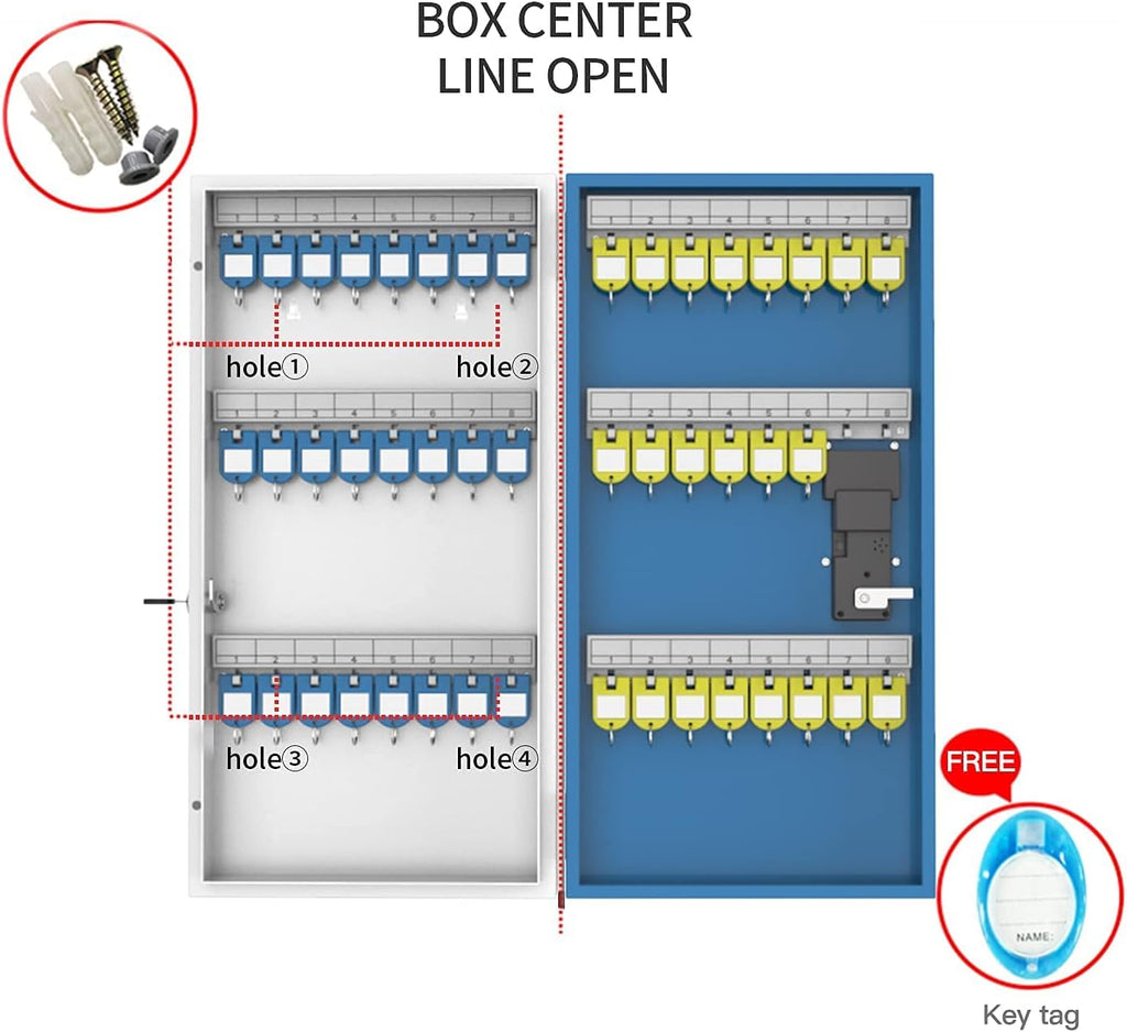 Metal Key Lock Box with Combination Lock V65678