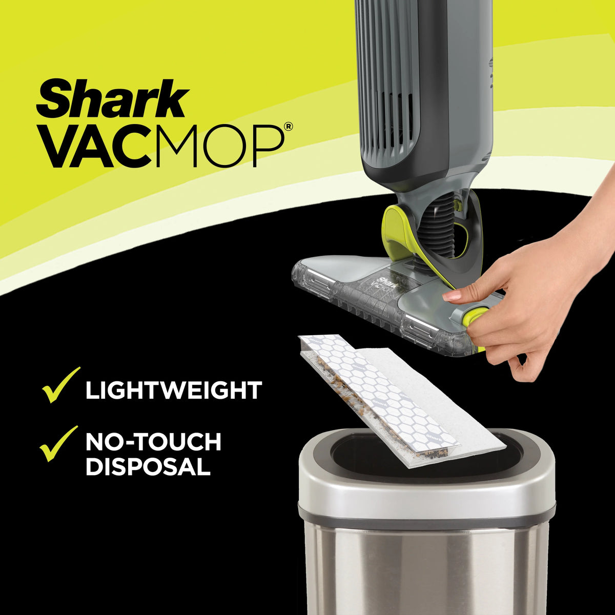 Cordless Hard Floor Vacuum Mop with Disposable Pad Q718