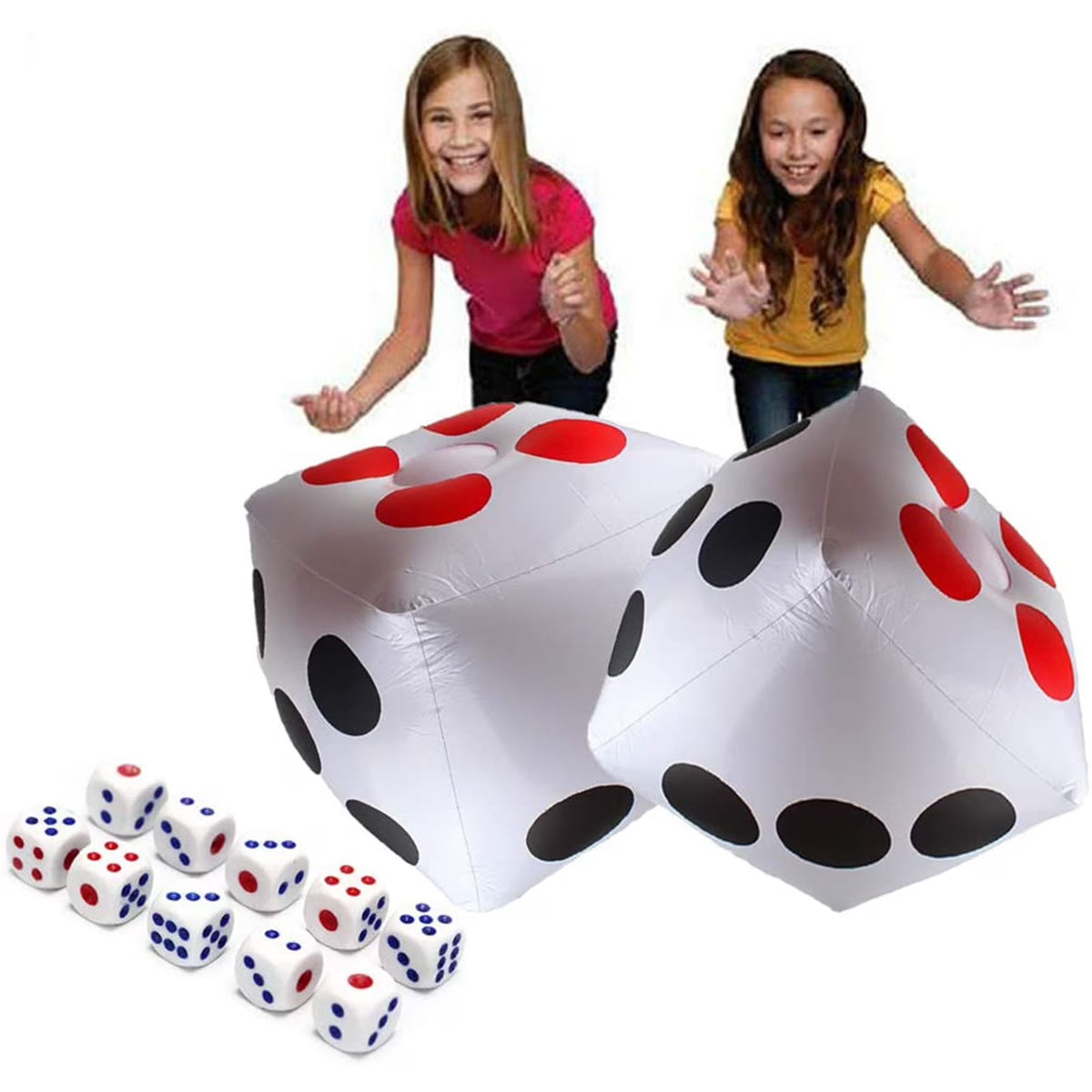 13 Inch Inflatable Dice Set Z486
