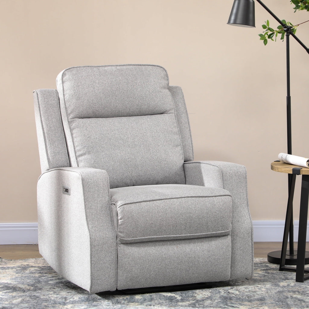Grey Linen Recliner G365612
