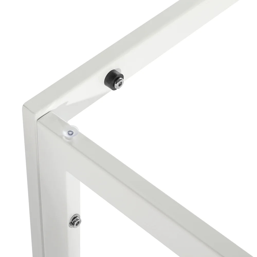 Glass Dining Table with 4 Metal Legs H169983