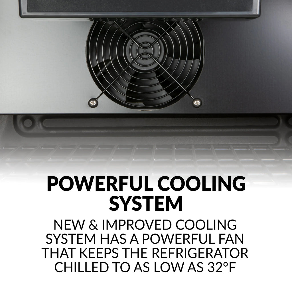 4.1 Cu. Ft. Stainless Steel Beverage Cooler Y855