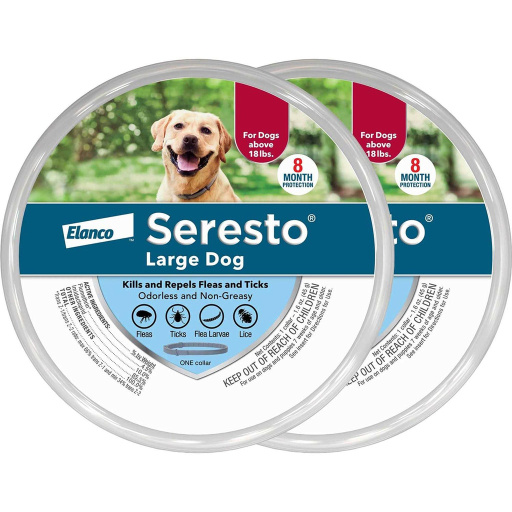 Flea and Tick Collar for Large Dogs Over 18 Pounds H9768