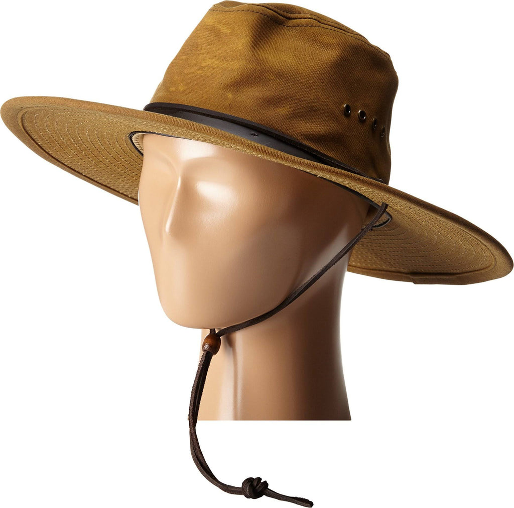 Dark Tan Tin Cloth Bush Hat X812