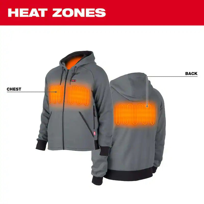 Men's 3X-Large Cordless Heated Jacket Hoodie A2254