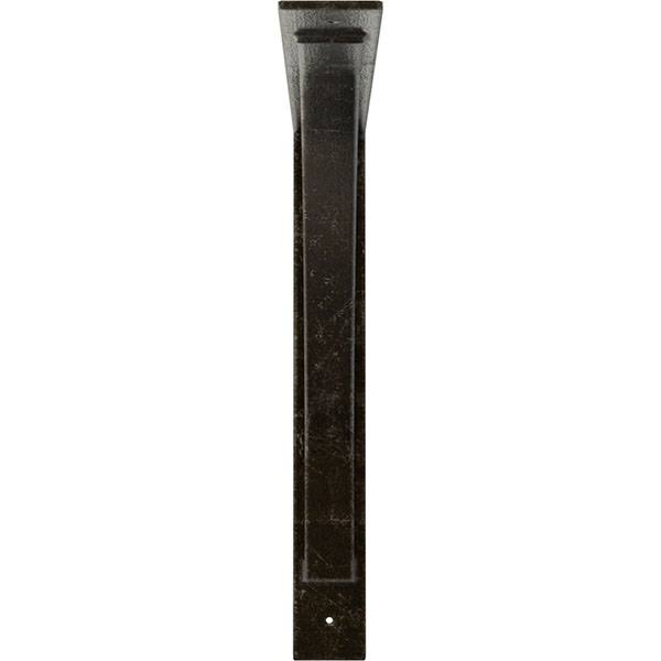 Morris Steel Bracket, Antiqued Warm Silver V20528