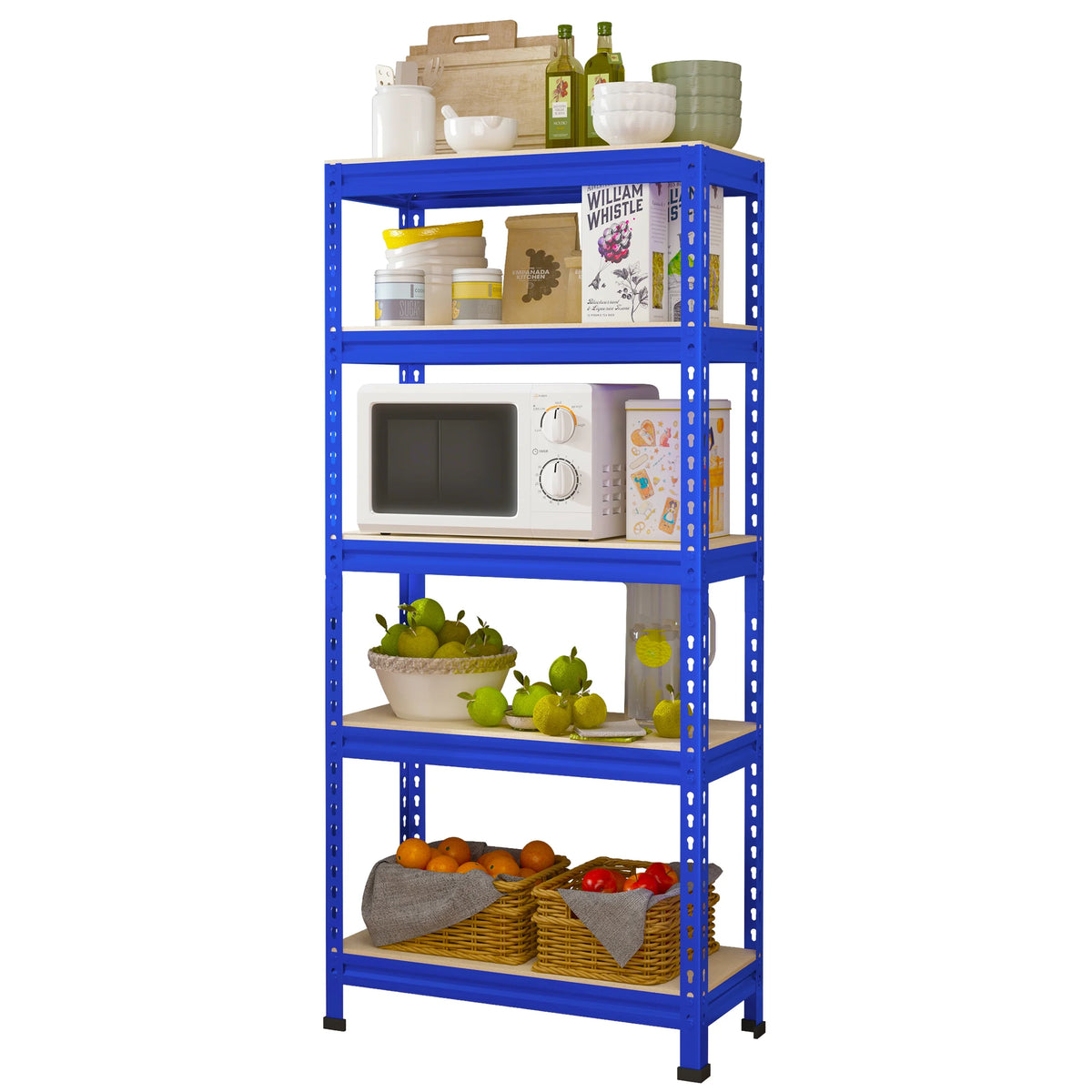 5 Tier Adjustable Metal Storage Shelves I3574