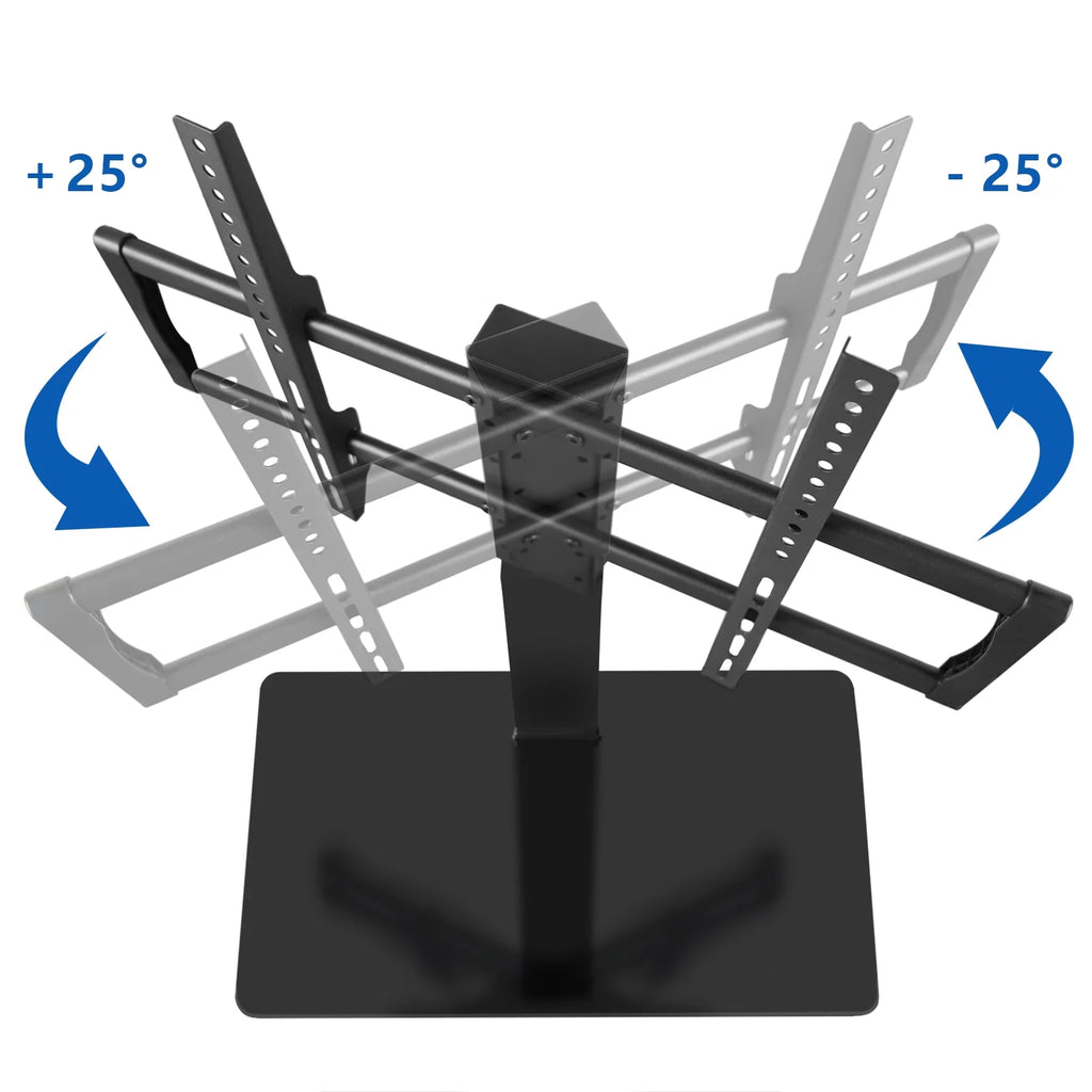Black Swivel Table Top TV Stand up to 85 inch F452506