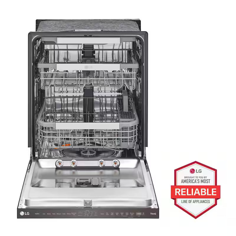 24 in. Black Stainless Steel Smart Dishwasher D8920