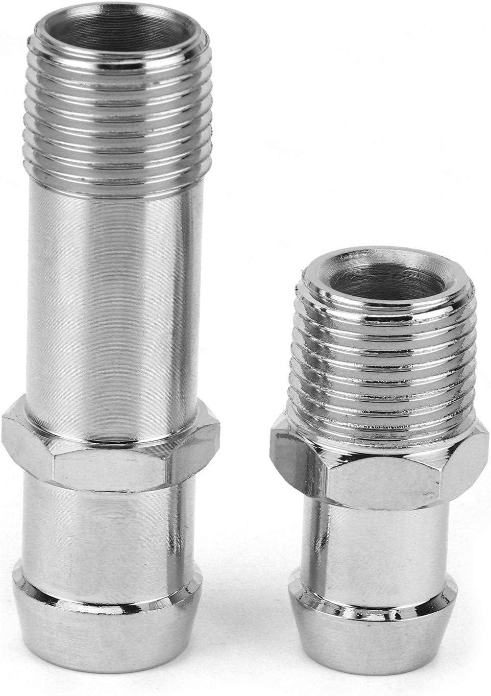 Heater Hose Connector, 2pcs for 3/4in Water Pump 5/8in Intake E585163