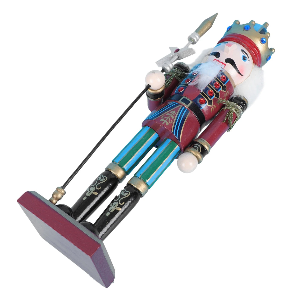 Walnut Wooden Nutcracker Soldier Doll Xmas Decor Z995504