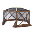 Brown Portable Camping Gazebo Shelter B42804