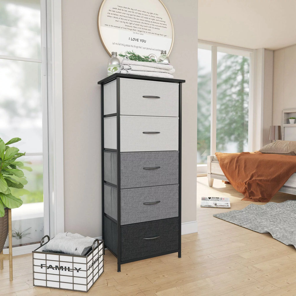 Beige 5-Drawer Dresser L5683