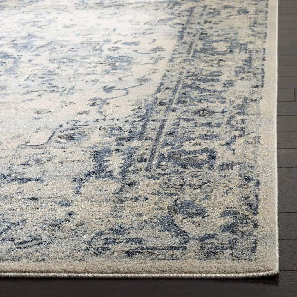 Ivory Navy 10 x 14 Rug R626555