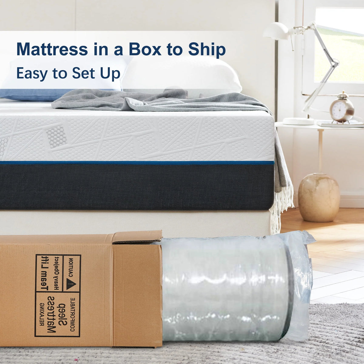 Queen Size Memory Foam Mattress E418