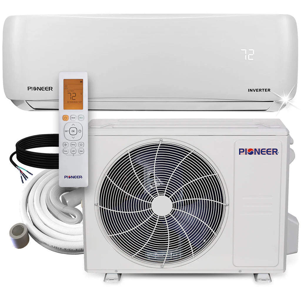 18000 BTU 21 SEER 230V Ductless Mini-Split Inverter Air Conditioner Heat Pump System D83784