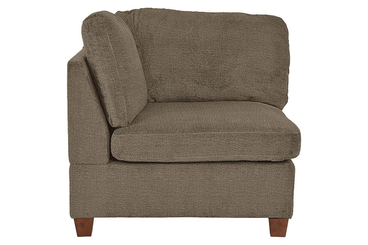 Tan Chenille Modular Sectional Sofa Set 7Pc Z555