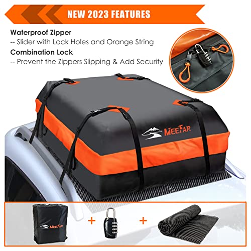Waterproof 15 Cubic feet Car Roof Bag Cargo Carrier R1685
