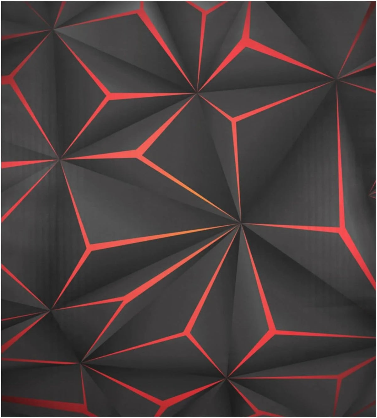 Black Geometric Dishwasher Magnet Sticker A175
