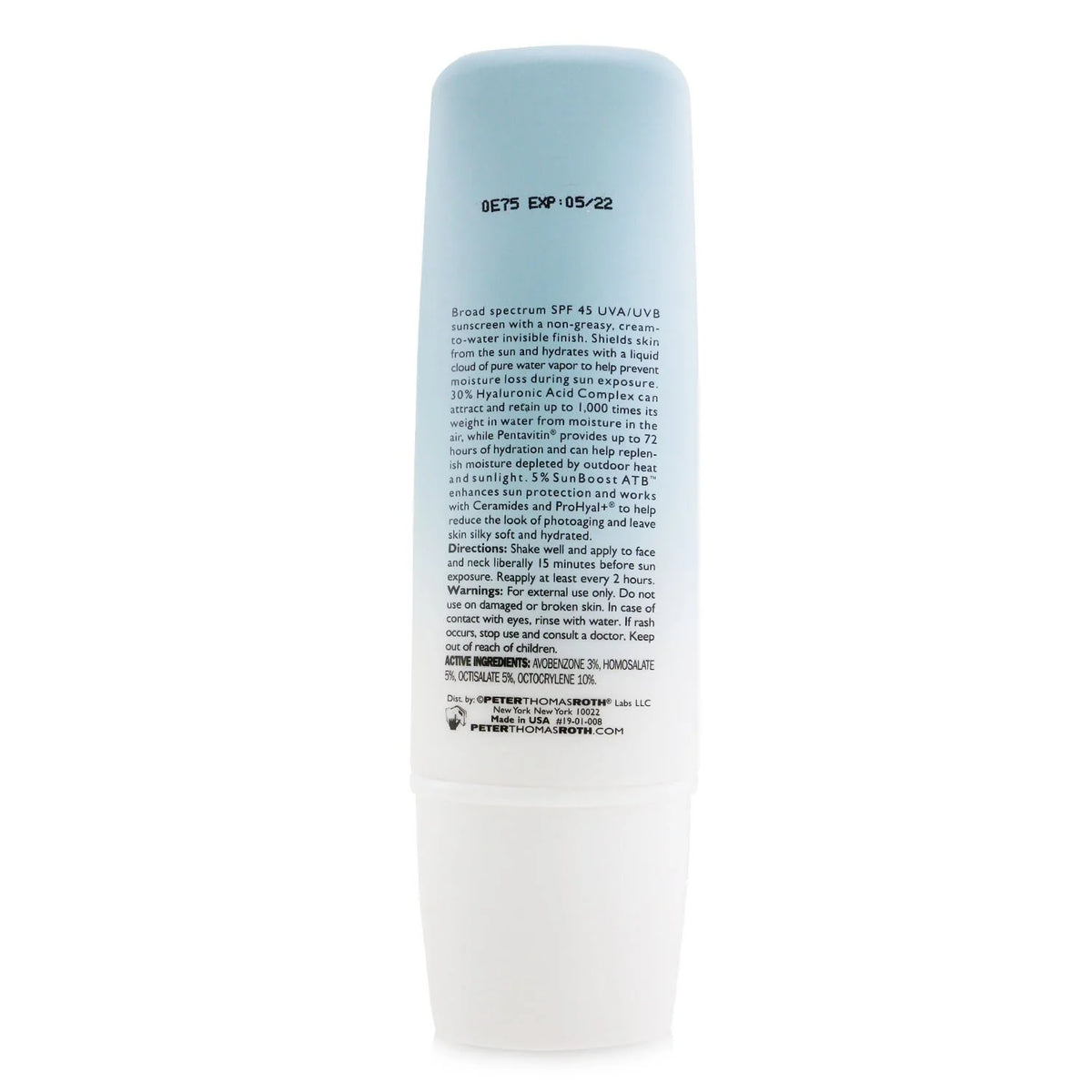 Hyaluronic Cloud Moisturizer SPF 45 Sunscreen 50ml/1.7oz M7354