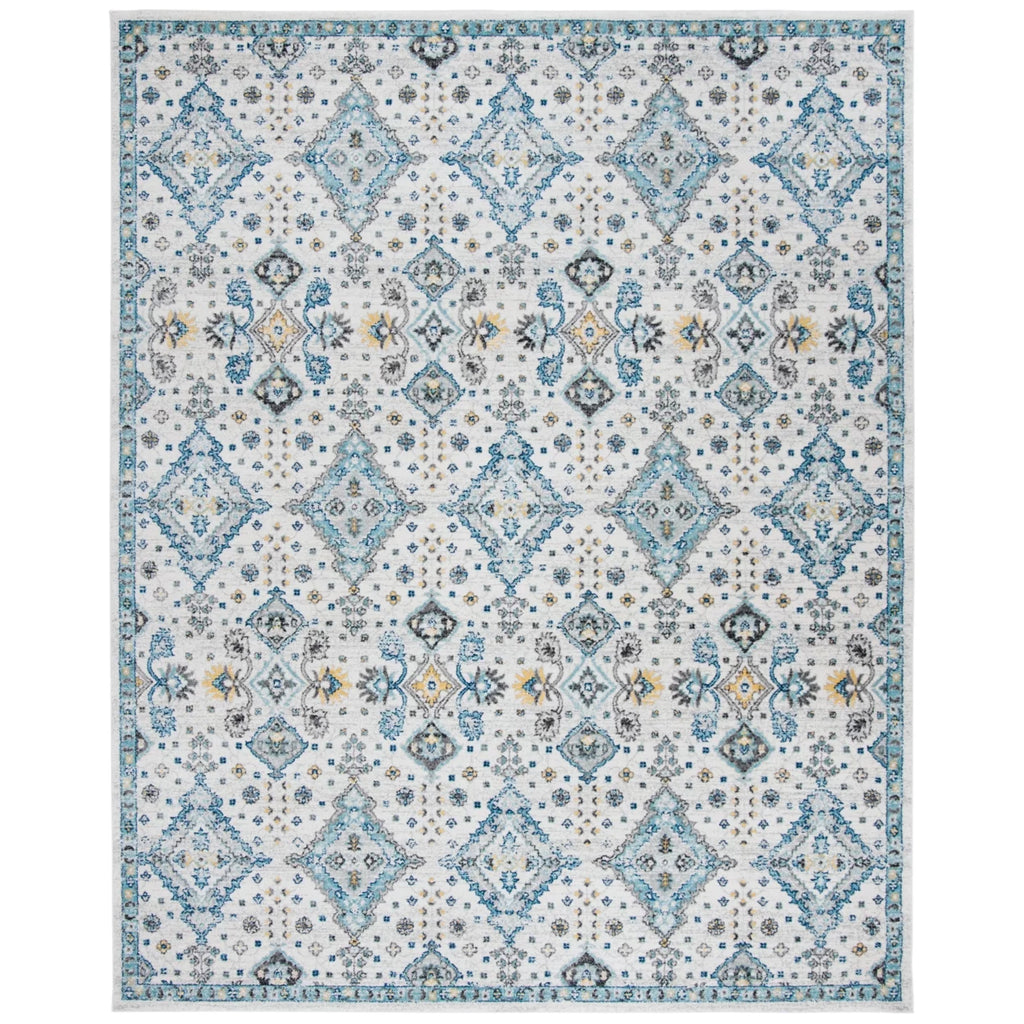 Ivory Light Blue 10' x 14' Area Rug T627