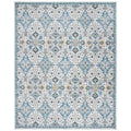 Ivory Light Blue 10' x 14' Area Rug T627