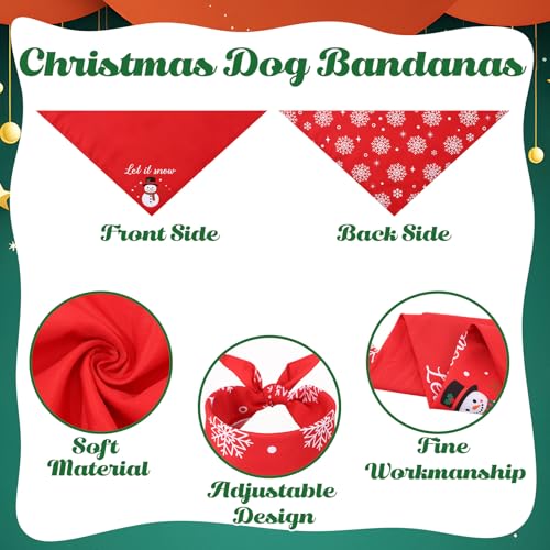 Christmas Dog Headband and Bandana Set Z573